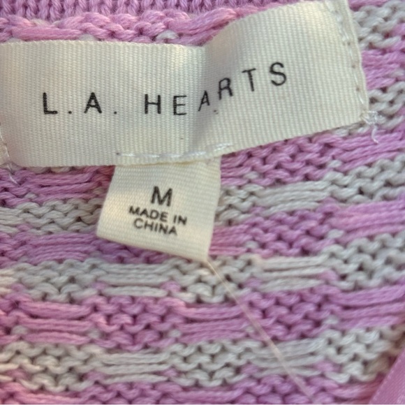 L A Hearts Cotton Crop Sweater - Picture 5 of 5